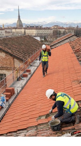 Posa manto di copertura